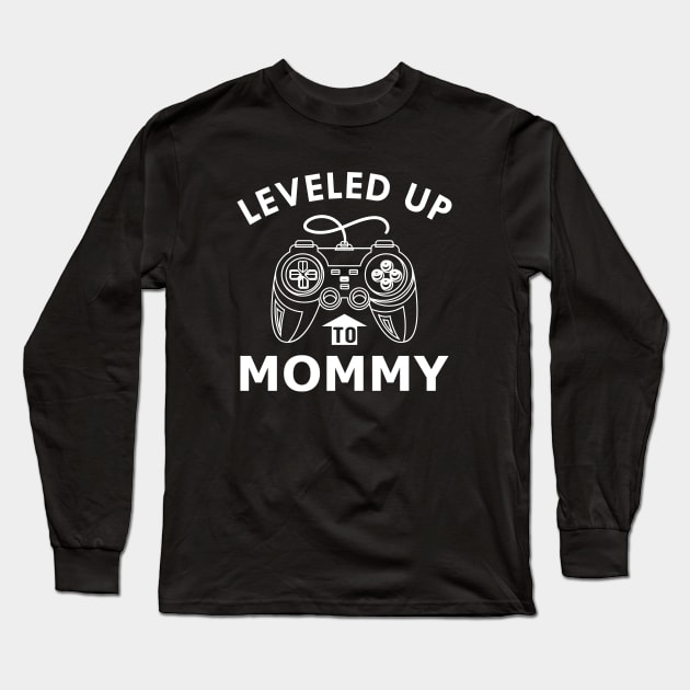 New Mommy - Leveled up to mommy Long Sleeve T-Shirt by KC Happy Shop